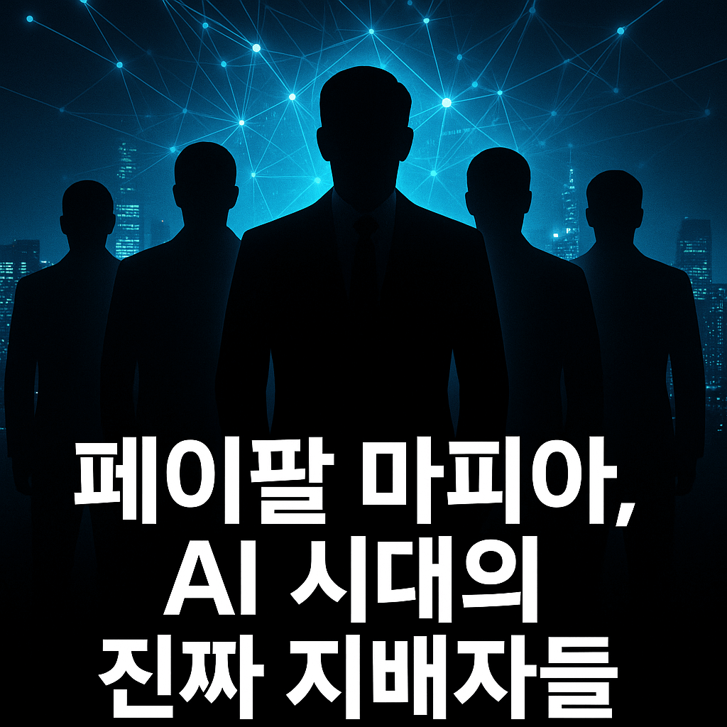 AI 권력 네트워크를 나타내는 페이팔 마피아 콘셉트 썸네일 이미지