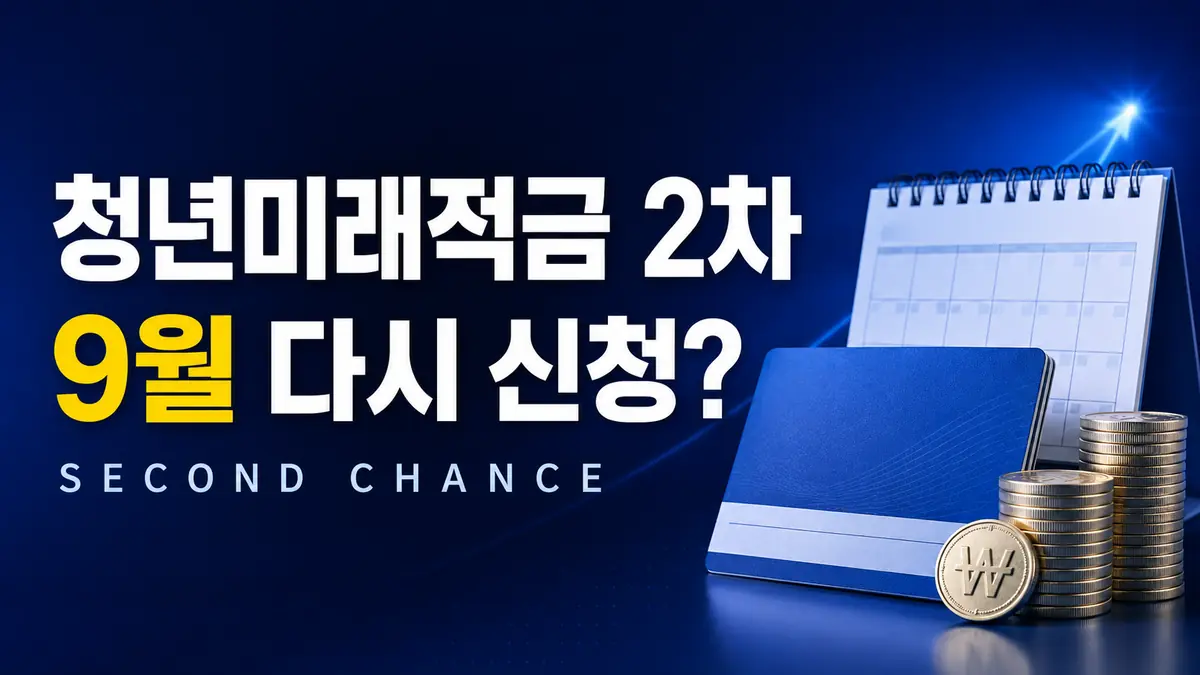 청년미래적금 2차 신청 9월 추가모집 안내 썸네일