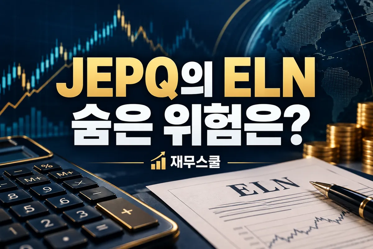 JEPQ의 ELN 숨은 위험은? 재무스쿨 표지